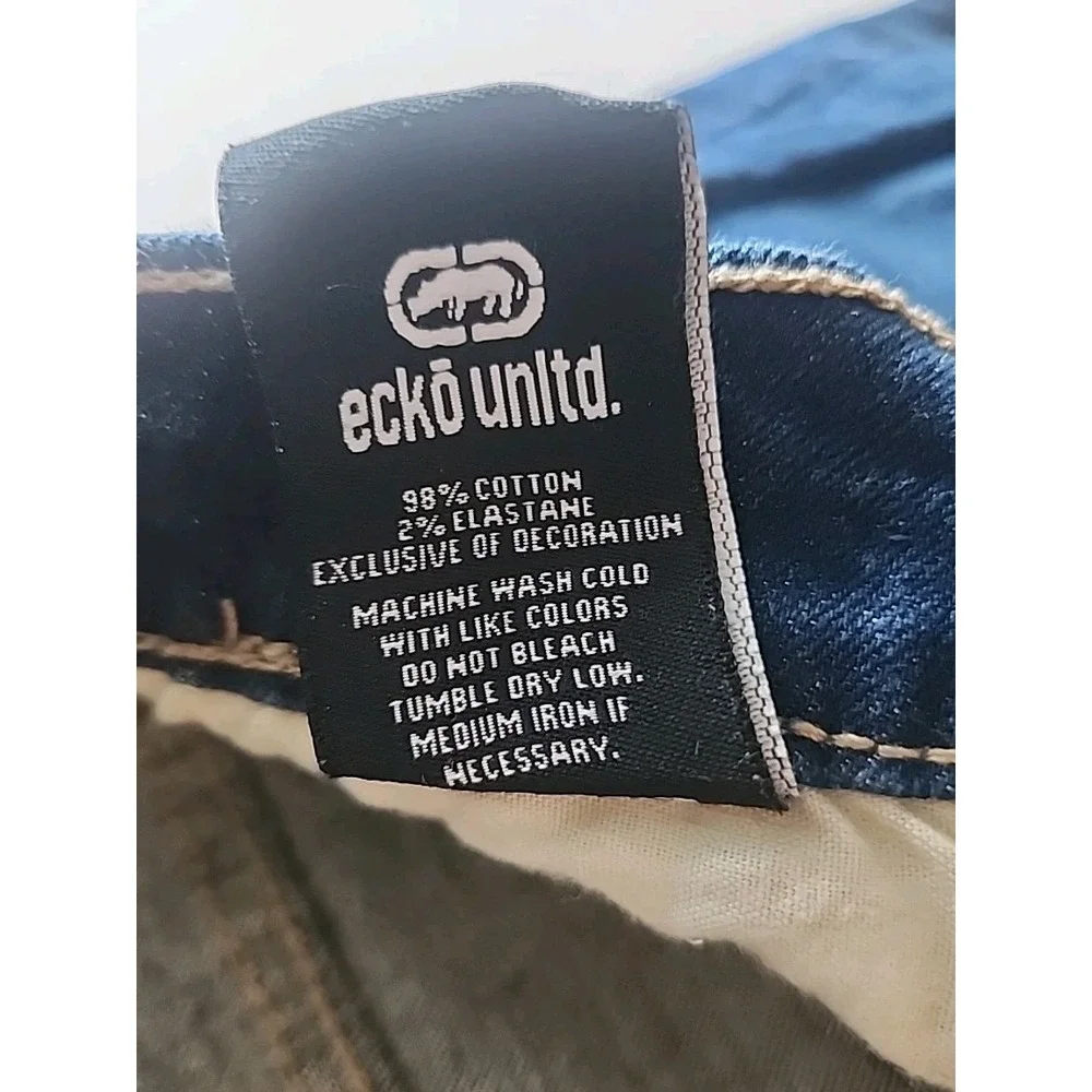 Vtg Y2K Ecko Unltd Baggy Fit Jeans‎ Pants Mens Size 44 X 29  Hip Hop Skater READ
